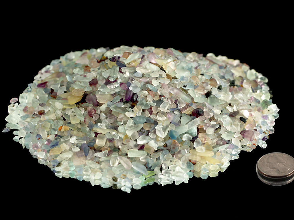 Fluorite Tumbled Stones Micro - 1 lb Fluorite Tumbled Stones Micro - 1 lb