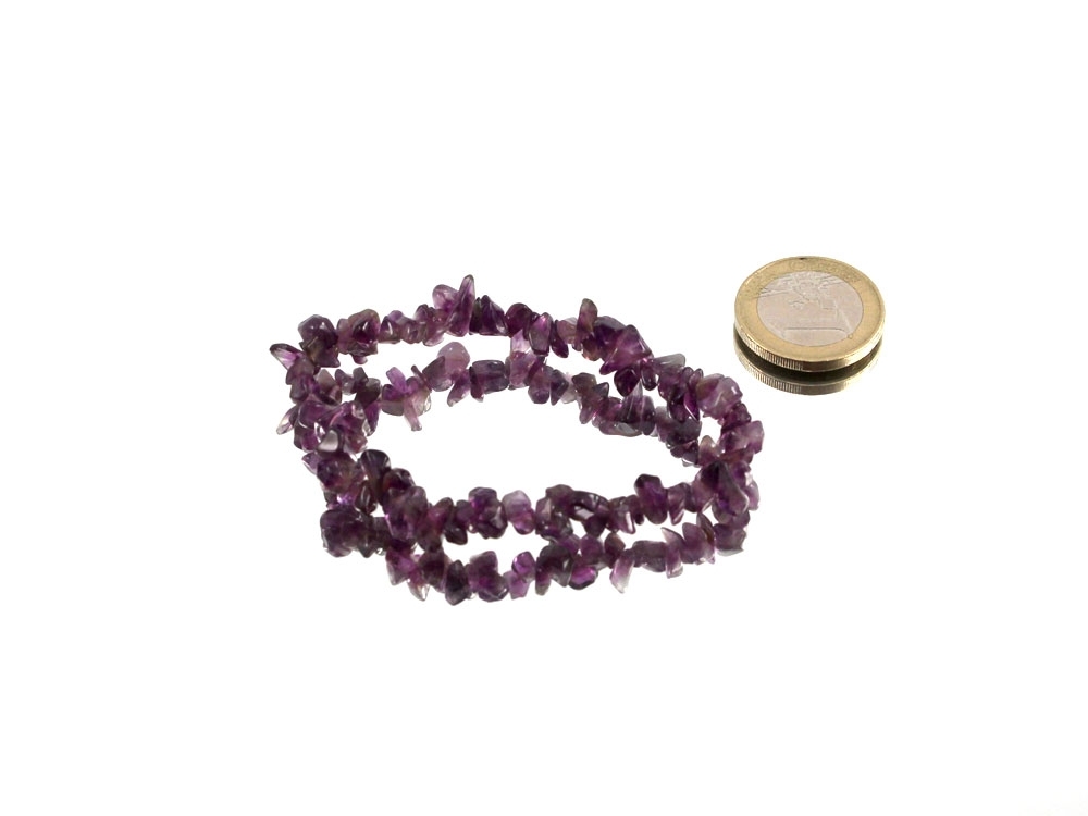Amethyst Chip Bracelet - 1 pc Amethyst Chip Bracelet - 1 pc