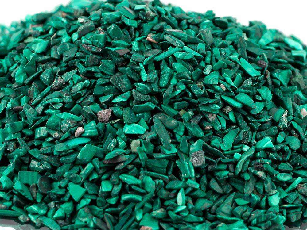 Malachite Tumbled Stones Super Micro - 1 lb Malachite Tumbled Stones Super Micro - 1 lb