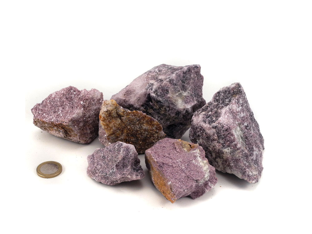 Lepidolite Small Rough Stones - 1 lb