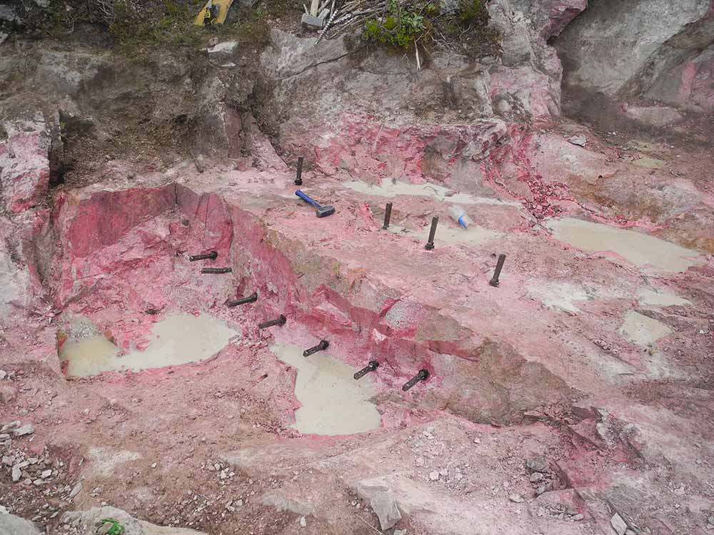 Thulite Point Pendant w/ Silver Bail - 1 pc Thulite Point Pendant w/ Silver Bail - 1 pc