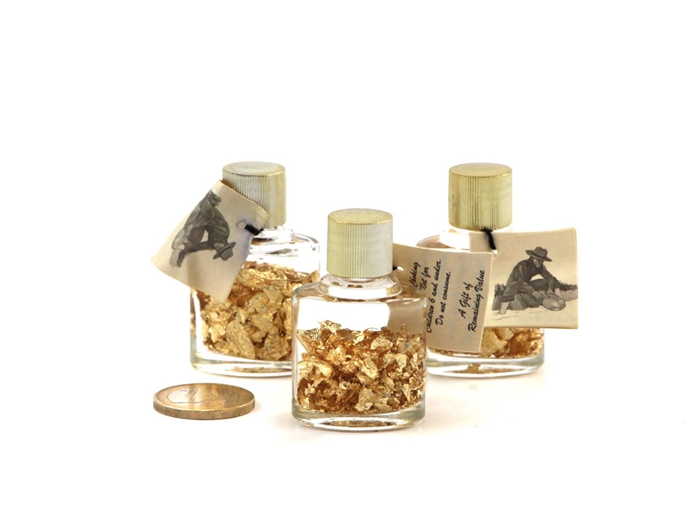 Bottle of Real Gold Flakes - 1 Bottle