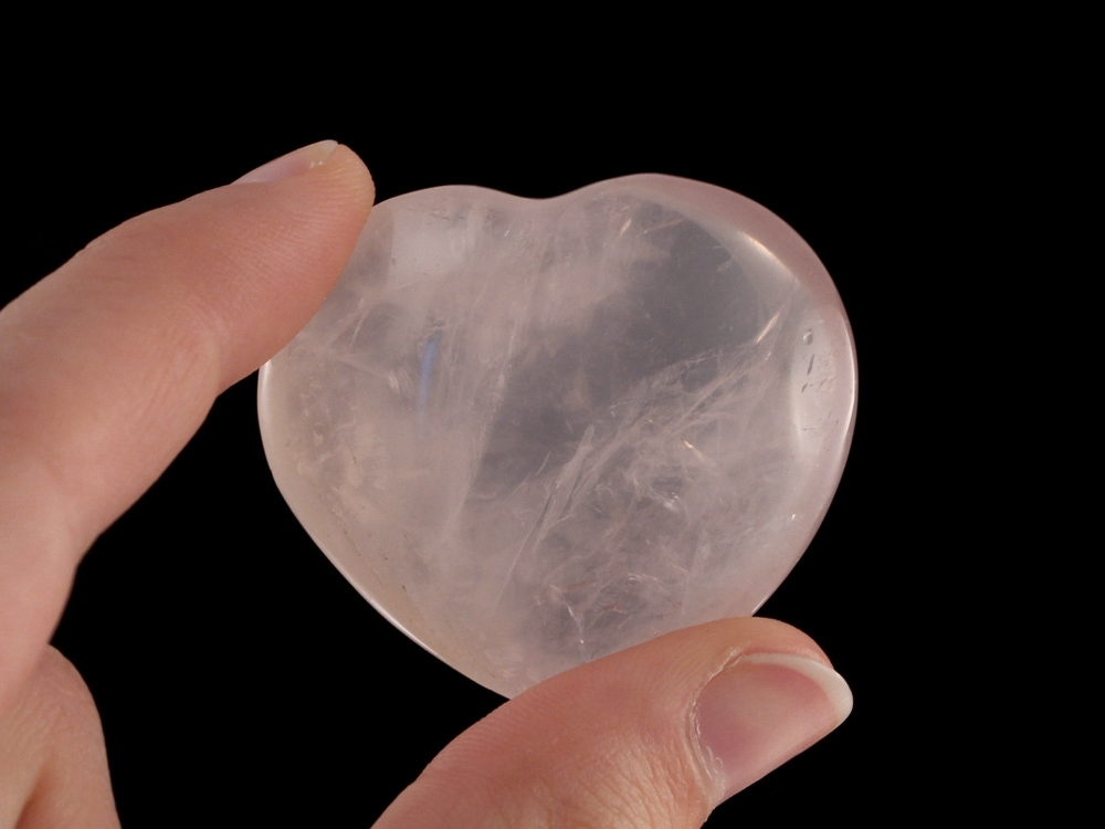 Rose Quartz Heart - 1 pc Rose Quartz Heart - 1 pc