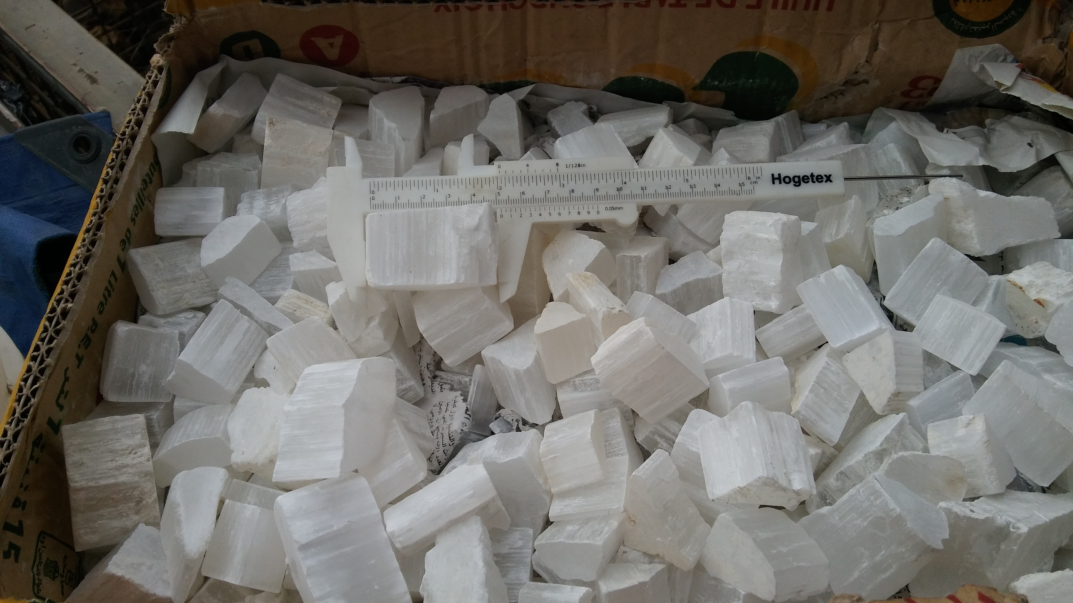Selenite (Gypsum) Small Rough Stones - 1 lb Selenite (Gypsum) Small Rough Stones - 1 lb