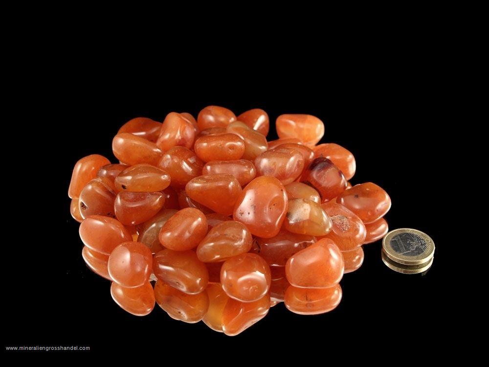 Carnelian Tumbled Stones - 1 lb Carnelian Tumbled Stones - 1 lb