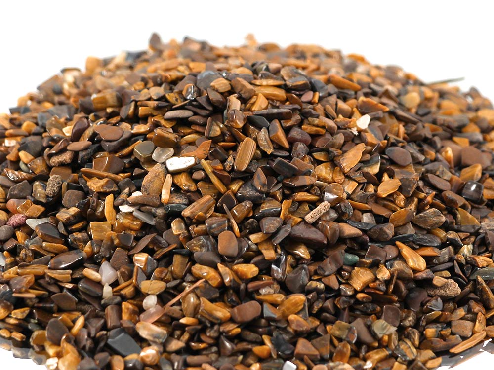 Tiger Eye Tumbled Stone Micro - 1 lb Tiger Eye Tumbled Stone Micro - 1 lb
