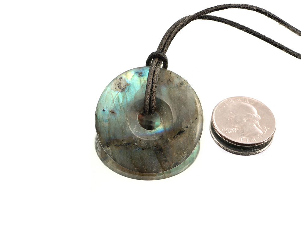 Labradorite Donut - 1 pc Labradorite Donut - 1 pc