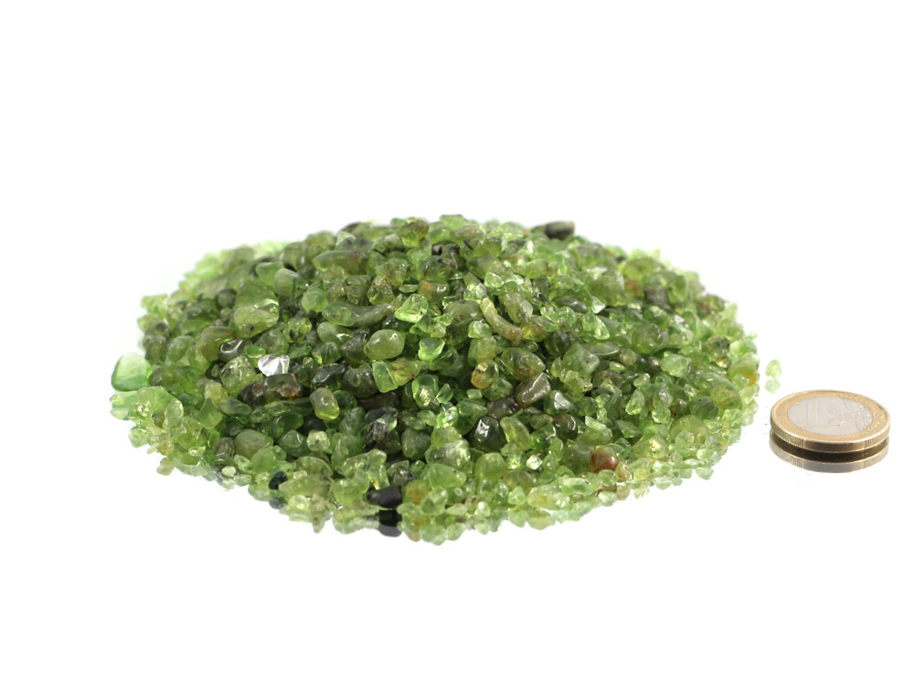 Peridot Tumbled Stones Micro - 1 lb