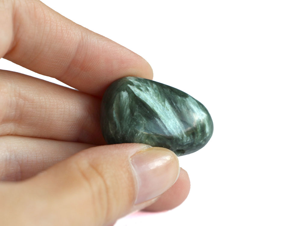 Seraphinite Drop Bead Pendant Seraphinite Drop Bead Pendant