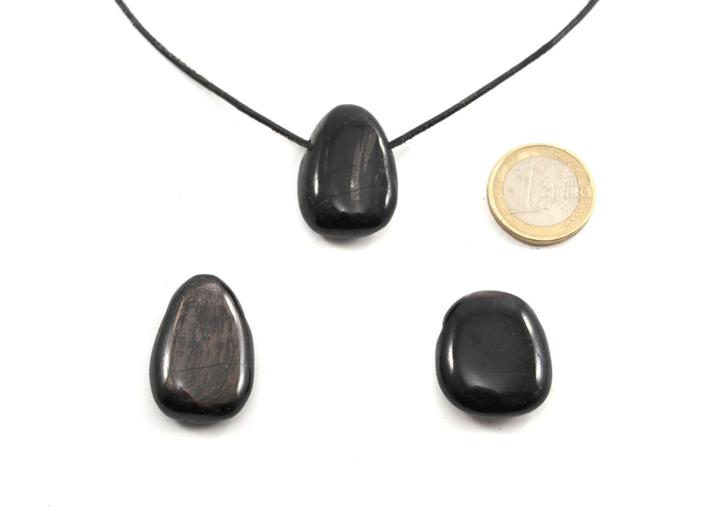 Hypersthene Drop Bead Pendant