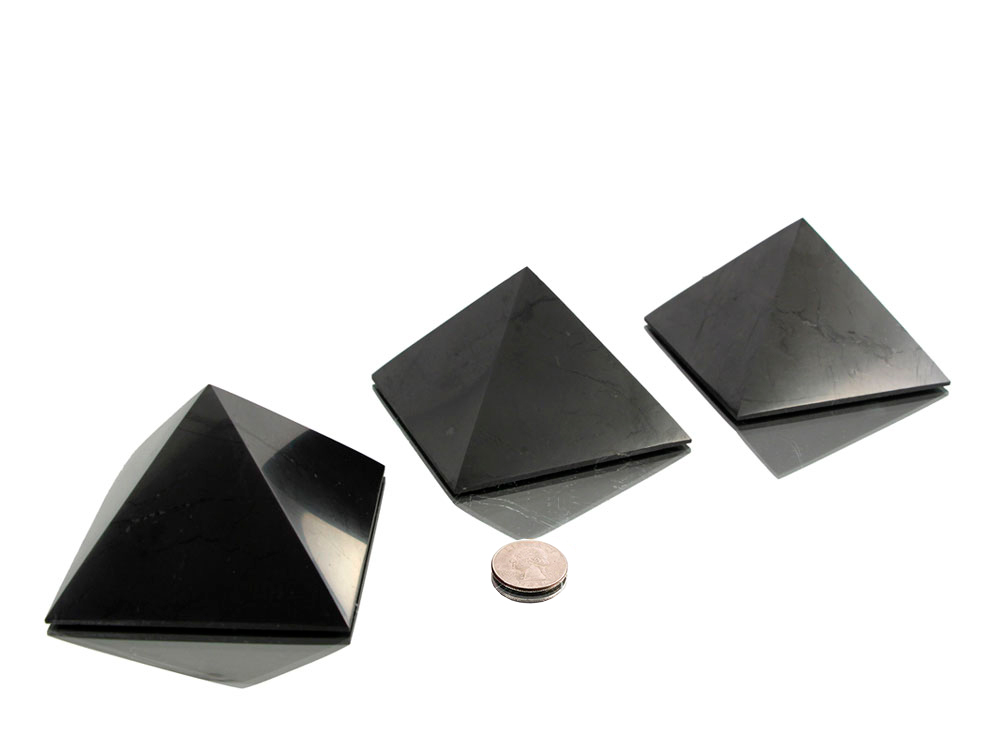 Shungite Pyramid - 3+ In - 1 pc Shungite Pyramid - 3+ In - 1 pc