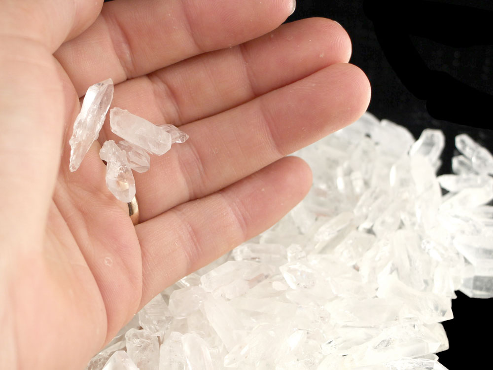 Micro Quartz Crystals - A Grade - 1 lb Micro Quartz Crystals - A Grade - 1 lb