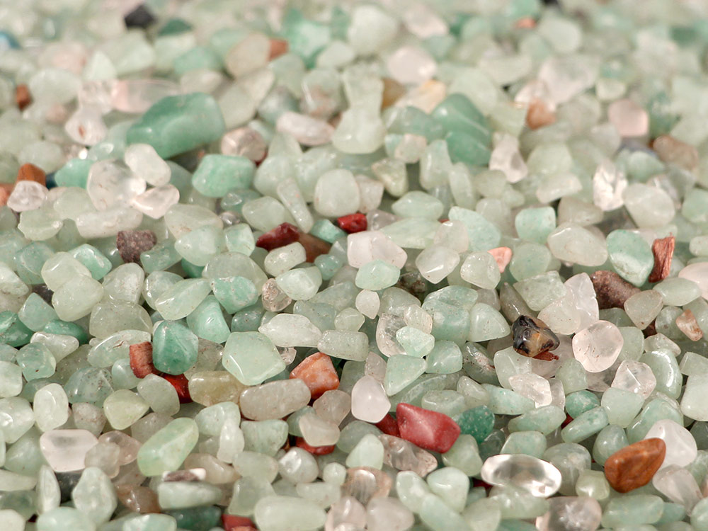 Aventurine Green Tumbled Stones Micro - 1 lb Aventurine Green Tumbled Stones Micro - 1 lb