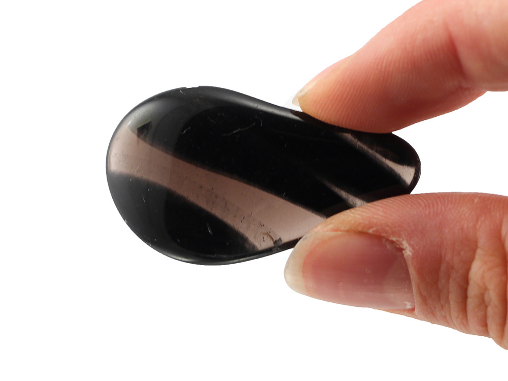 Midnight Lace Obsidian Tumbled Stones - 1 lb Midnight Lace Obsidian Tumbled Stones - 1 lb