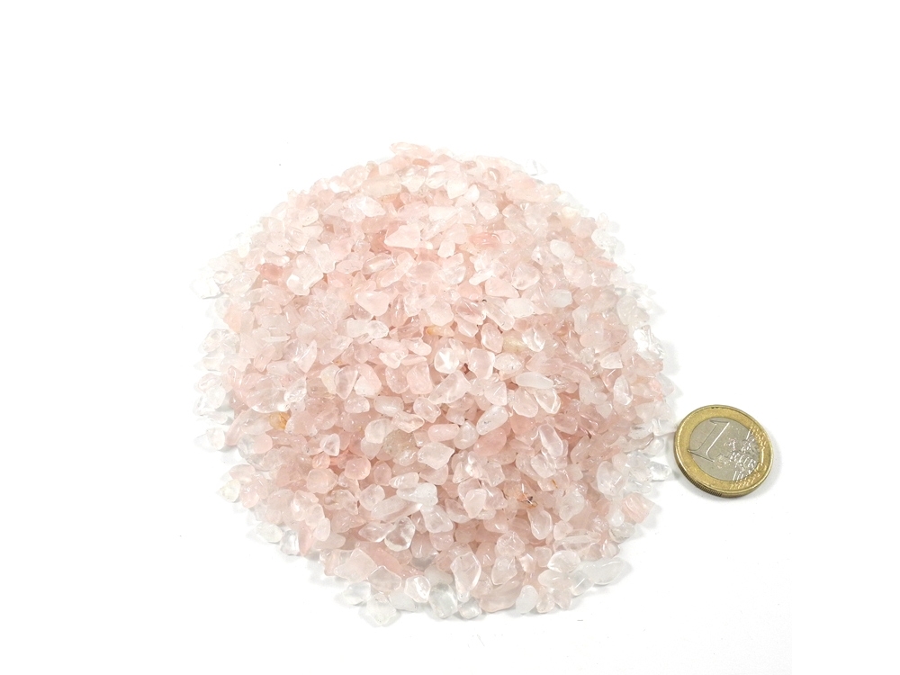 Rose Quartz Tumbled Stones Micro - 1 lb