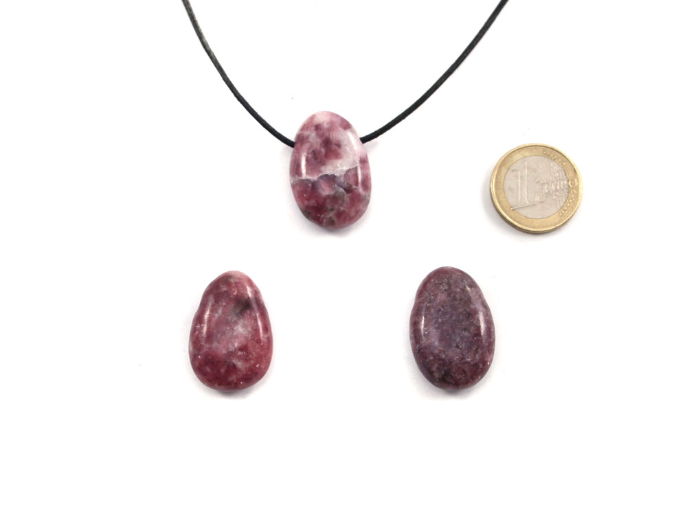 Lepidolite Drop Bead Pendant Extra