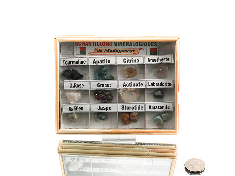12 Piece Madagascar Mineral Collection Box 12 Piece Madagascar Mineral Collection Box