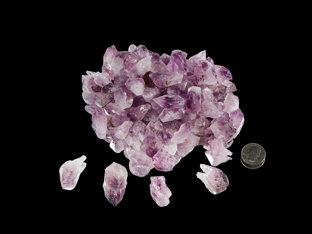 Amethyst Small Loose Crystals - 1 lb Amethyst Small Loose Crystals - 1 lb