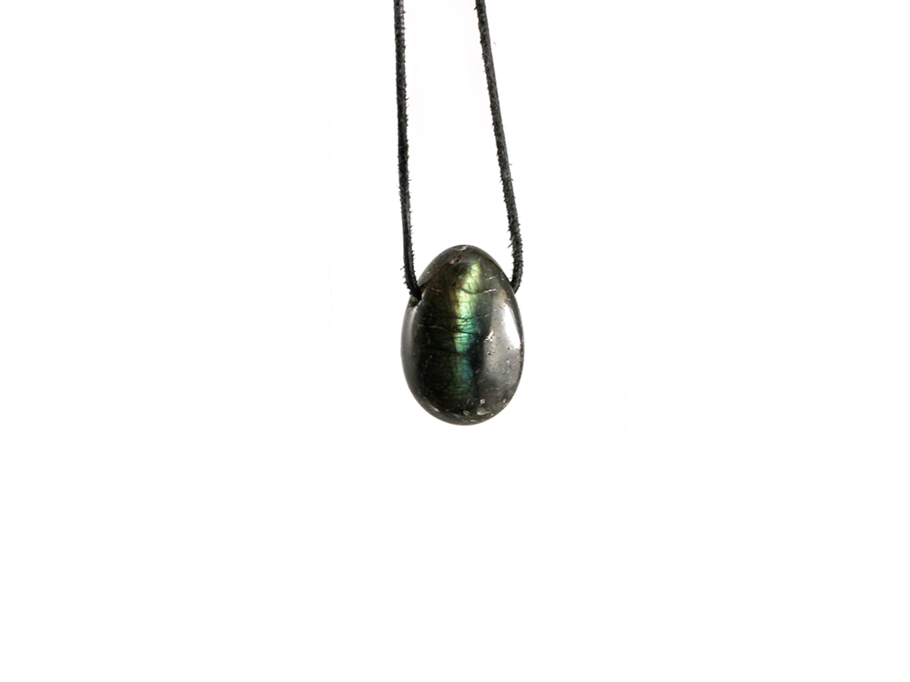 Labradorite Drop Bead Pendant Labradorite Drop Bead Pendant