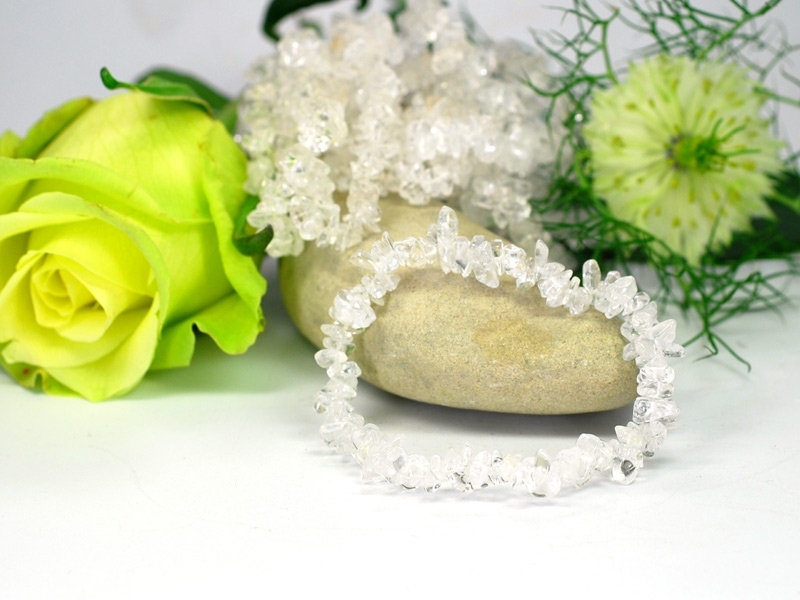 Rock Crystal / Quartz Chip Bracelet