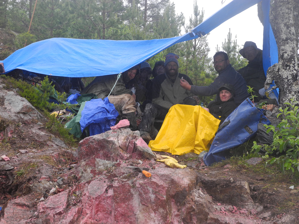 Thulite Drop Bead Pendant Thulite Drop Bead Pendant