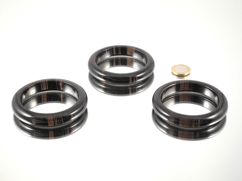 Midnight Lace Obsidian Bracelet - Bangle