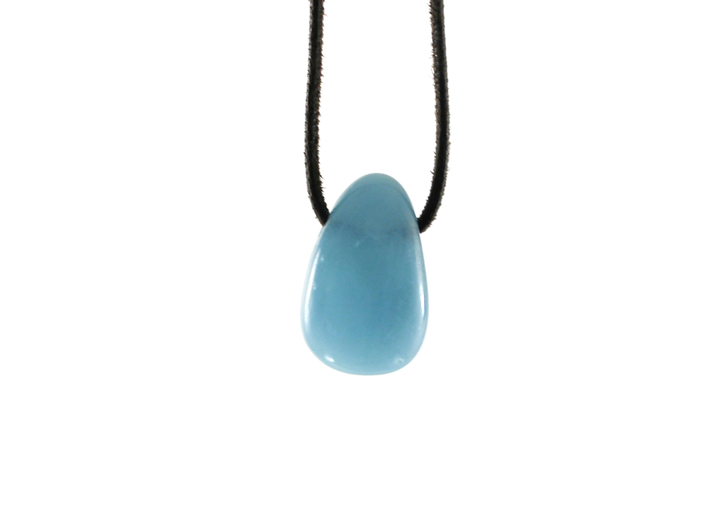 Aquamarine Drop Bead Pendant Aquamarine Drop Bead Pendant