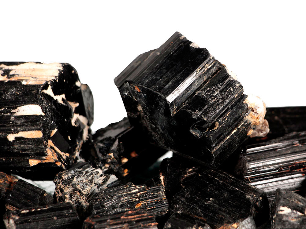 Black Tourmaline Terminated Specimens - 1 lb Black Tourmaline Terminated Specimens - 1 lb