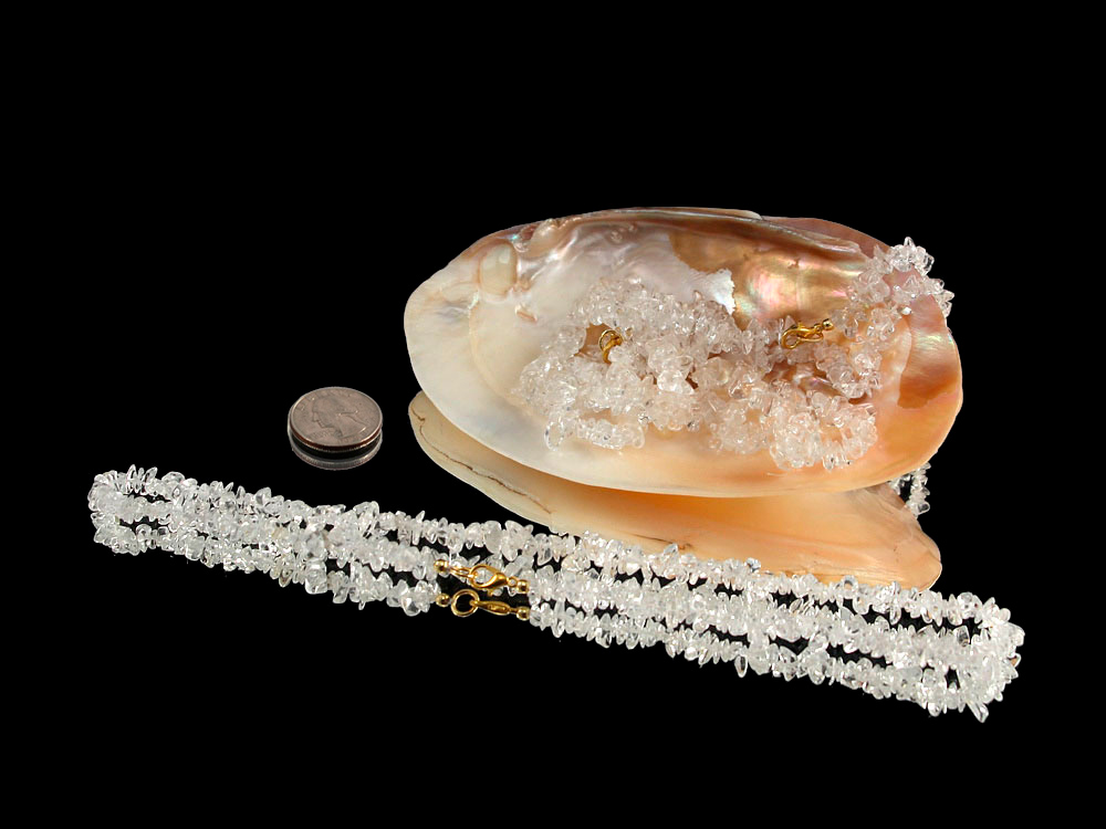 Rock Crystal / Quartz Chip Necklace Rock Crystal / Quartz Chip Necklace