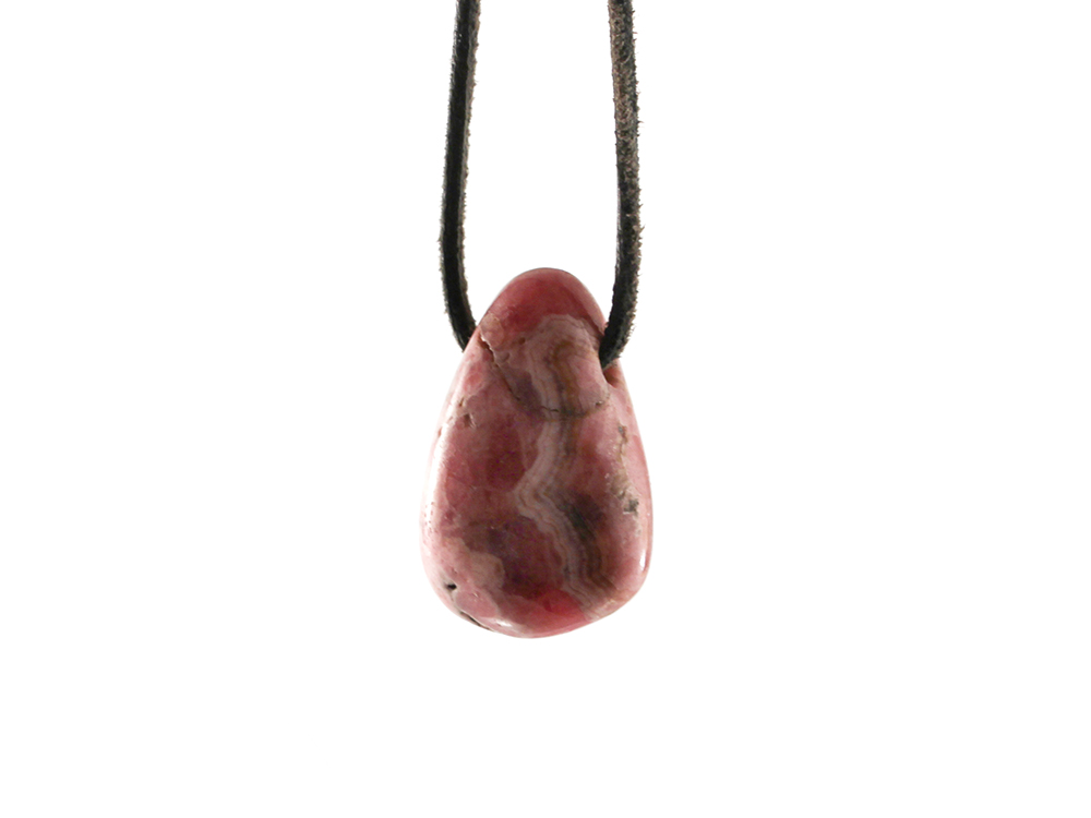 Rhodochrosite Drop Bead Pendant Rhodochrosite Drop Bead Pendant