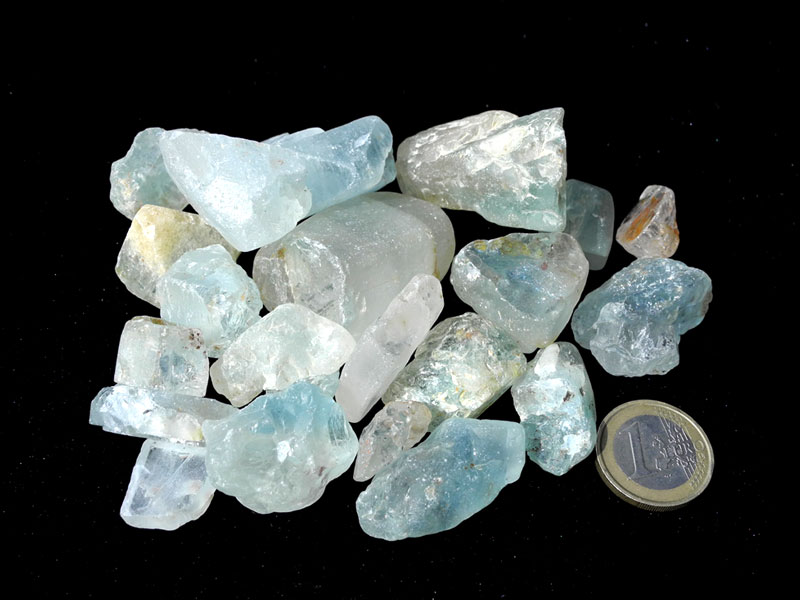 Blue Topaz Rough Stone - 8 oz