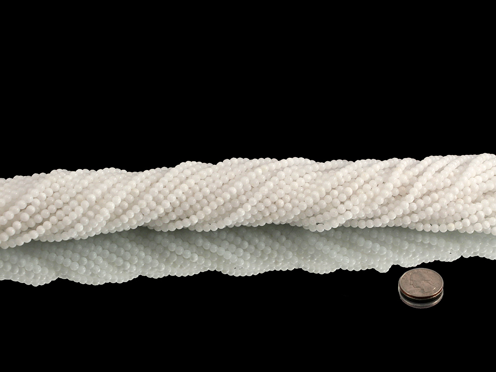 Barite 4 mm Bead Strands - 1 pc