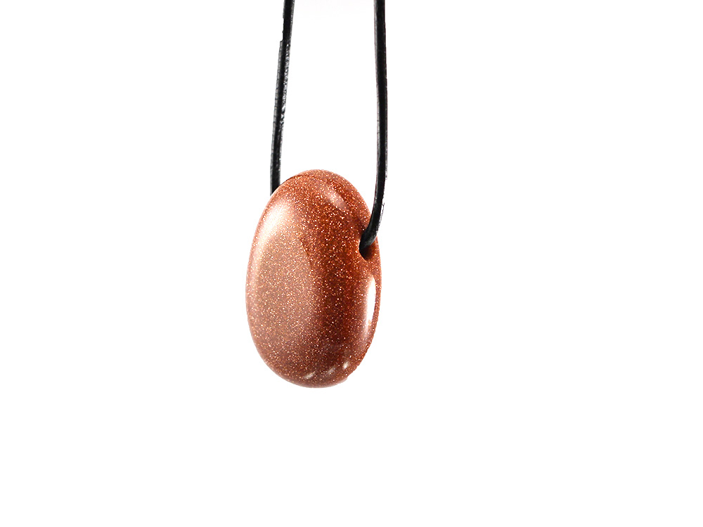 Goldstone Drop Bead Pendant Goldstone Drop Bead Pendant