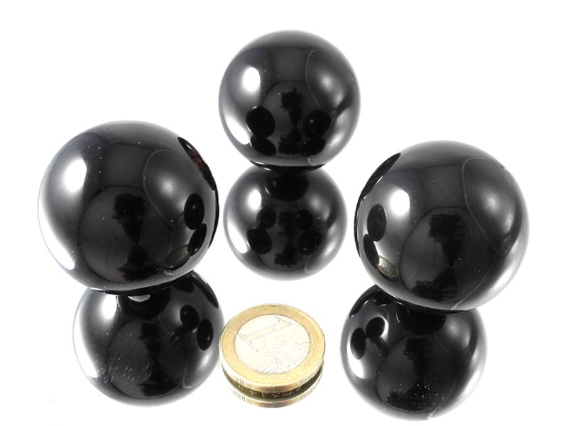 Midnight Lace Obsidian Sphere 40 mm