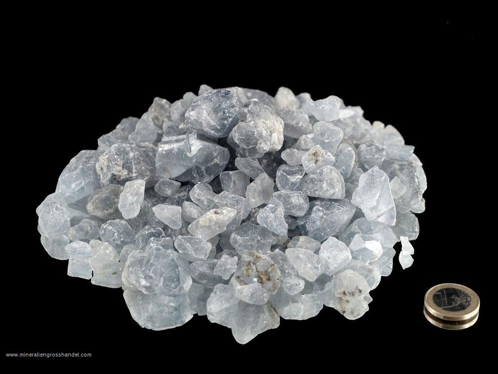 Celestine Small Rough Stones - 1 lb Celestine Small Rough Stones - 1 lb