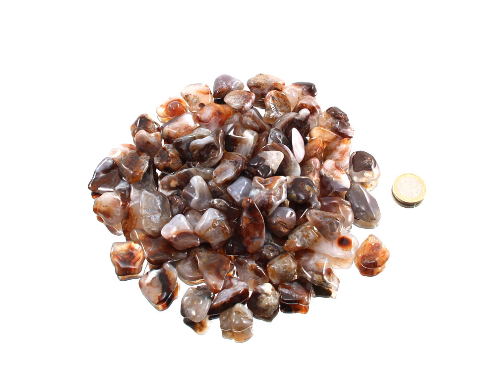 Golden Quartz Tumbled Stones - 1lb